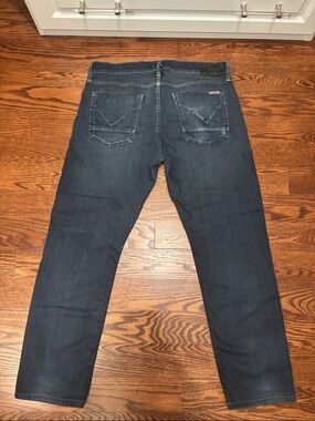 Hudson Jeans Men's Dark Blue Relaxed Straight Jeans